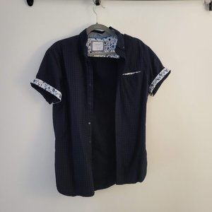 Mens Button Down T-shirt